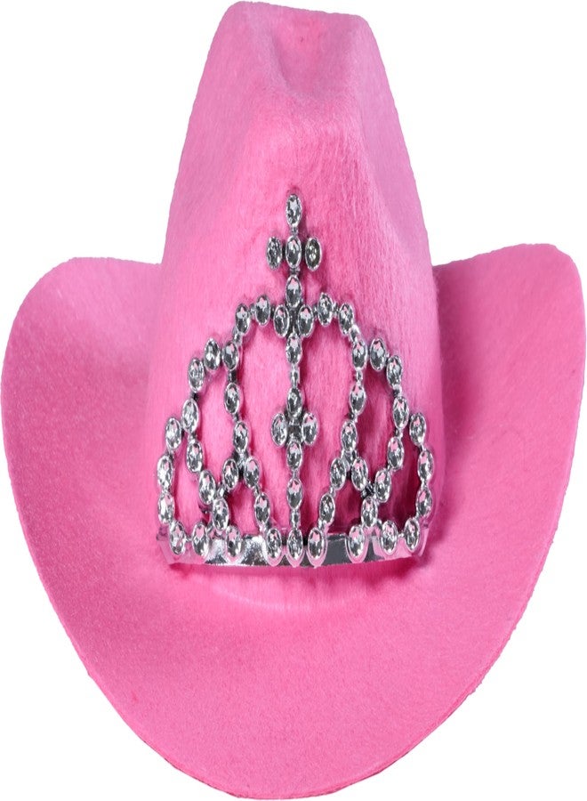 روبيز قبعة روبيز رعاة البقر للحيوانات الأليفة مع تاج صناعي للكلاب أو القطط، مقاس صغير/متوسط - Image 2